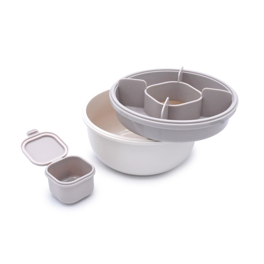 Melii – Δοχείο Για Σαλάτα 1600Ml - Warm Grey/Ivory