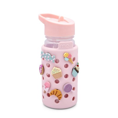 Melii – Παγούρι Με Charms Ροζ 450Ml