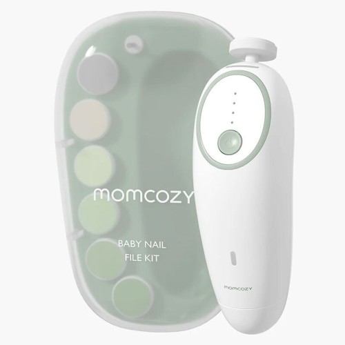 Momcozy Ηλεκτρική Λίμα Νυχιών Μωρού Low Noise με LED Φως, 4 Ταχύτητες & USB-C