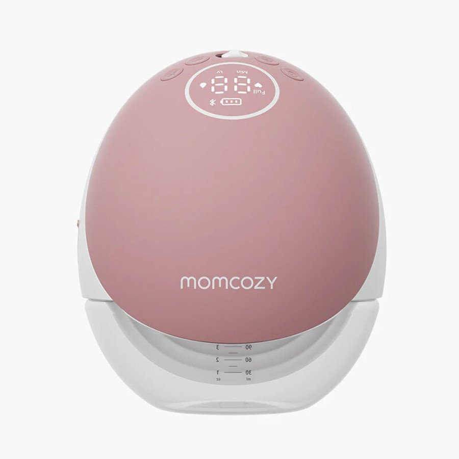 Momcozy M9 Ηλεκτρικό Θήλαστρο Hands-Free Μονό, Φορητό με App & Αναρρόφηση -300mmHg Κόκκινο