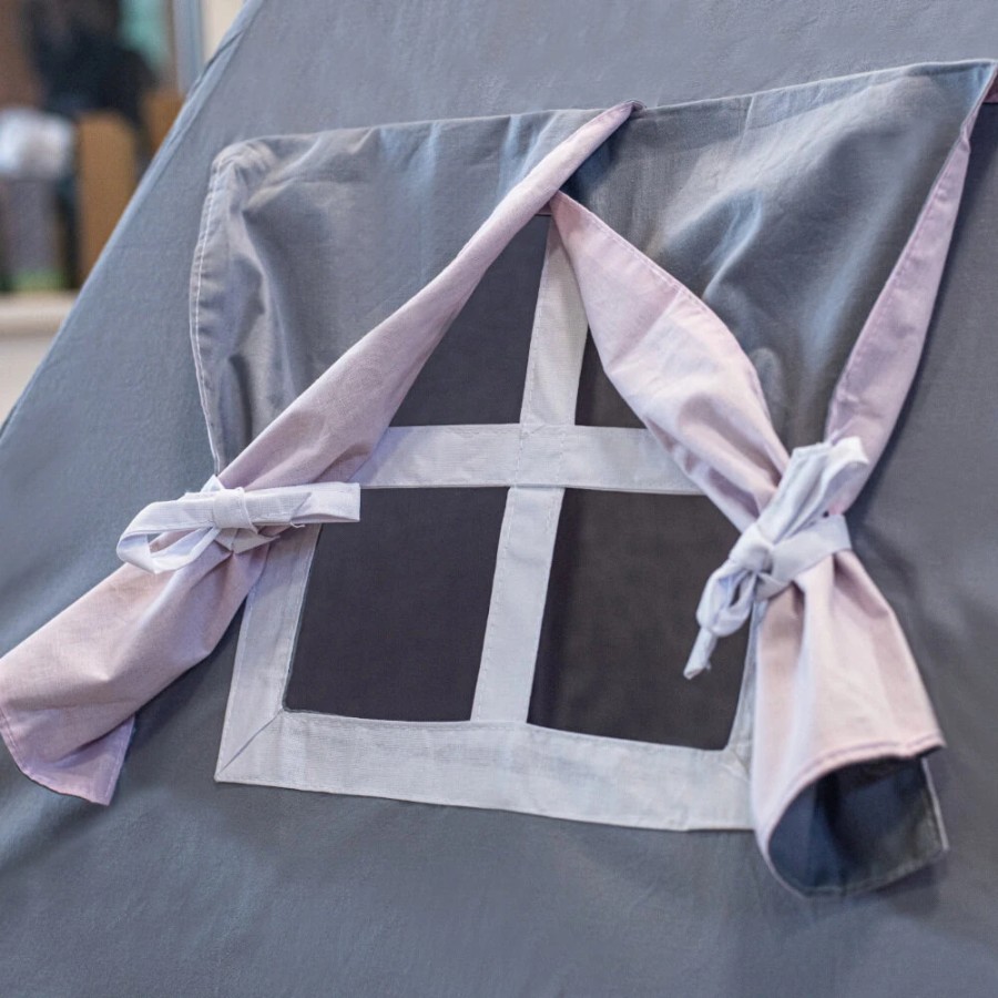 Elis Design Stars Παιδική Σκηνή Σετ Με Μαξιλάρια Gray Blue 1761/Sta