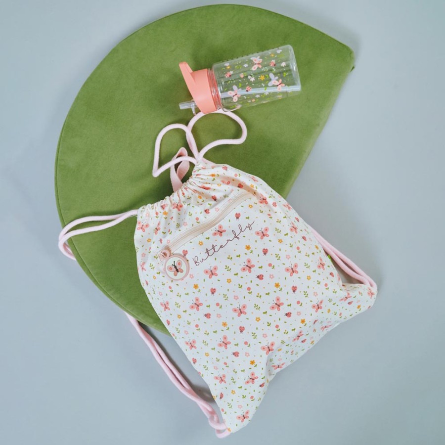 Miniland Kiddie Sack Butterfly Παιδικό Σακίδιο Πλάτης- Κολυμβητηρίου, με Κορδόνια Αδιάβροχο