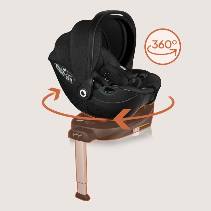 Lionelo Moxie i-size Bάση isofix Περιστρεφόμενη 360° EasyTurn