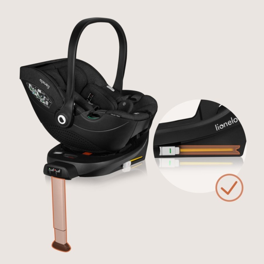 Lionelo Moxie i-size Bάση isofix Περιστρεφόμενη 360° EasyTurn