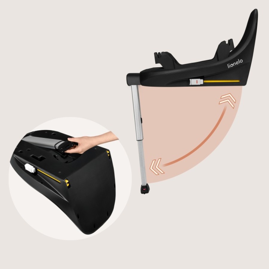 Lionelo Moxie i-size Bάση isofix Περιστρεφόμενη 360° EasyTurn