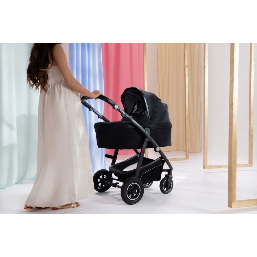 Lionelo Bianka Πολυκαρότσι Καρότσι 3 σε 1 έως 22kg Black Onyx