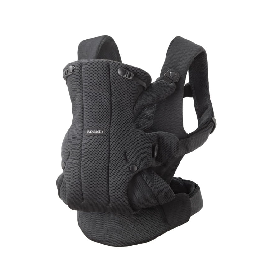 BabyBjörn Hold Μάρσιπος Μωρού Ergonomic Mesh Μαύρο – 0–18m, 3,2–13,5kg