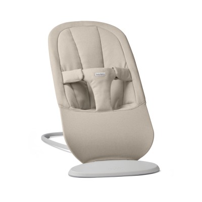 BabyBjorn βρεφικό Ριλάξ Begin, Woven, Sand Grey ( φυσικό λίκνισμα )
