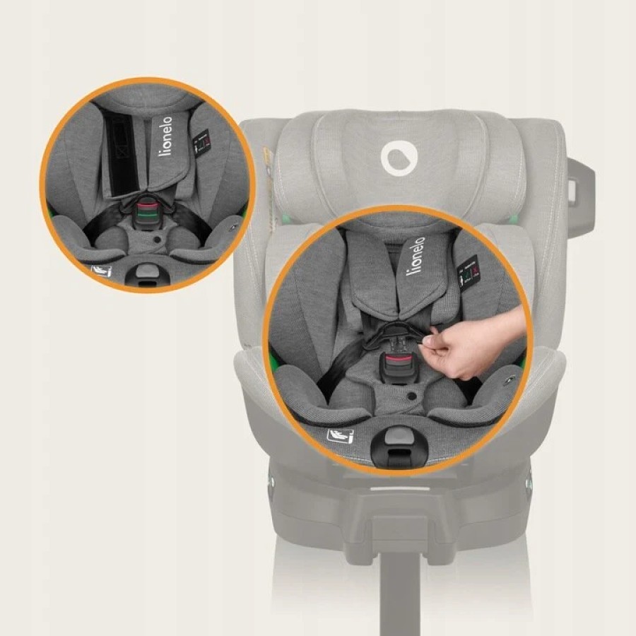 Lionelo Harmony i-Size κάθισμα αυτοκινήτου 40-150 cm isofix Beige Sand Bamboo