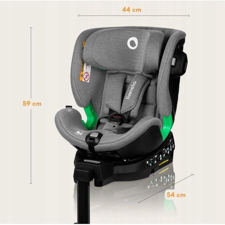Lionelo Harmony i-Size κάθισμα αυτοκινήτου 40-150 cm isofix Beige Sand Bamboo