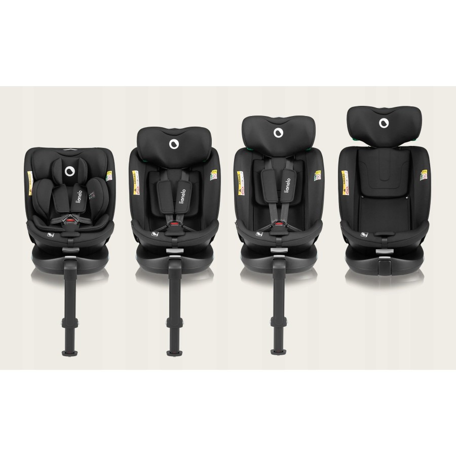 Lionelo Navy i-Size κάθισμα αυτοκινήτου 40-150 cm isofix Black Tirquase