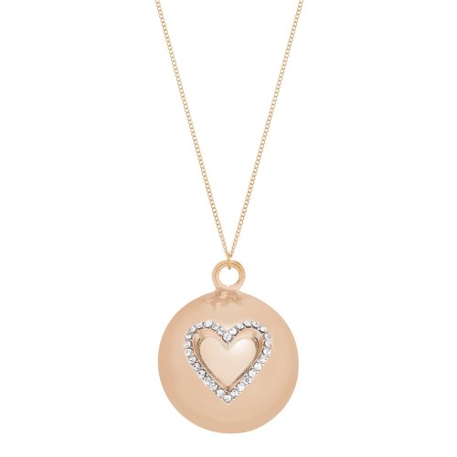 Proud Mama Lilo Heart Pink – Μενταγιόν Εγκυμοσύνης με Μεταλλόφωνο