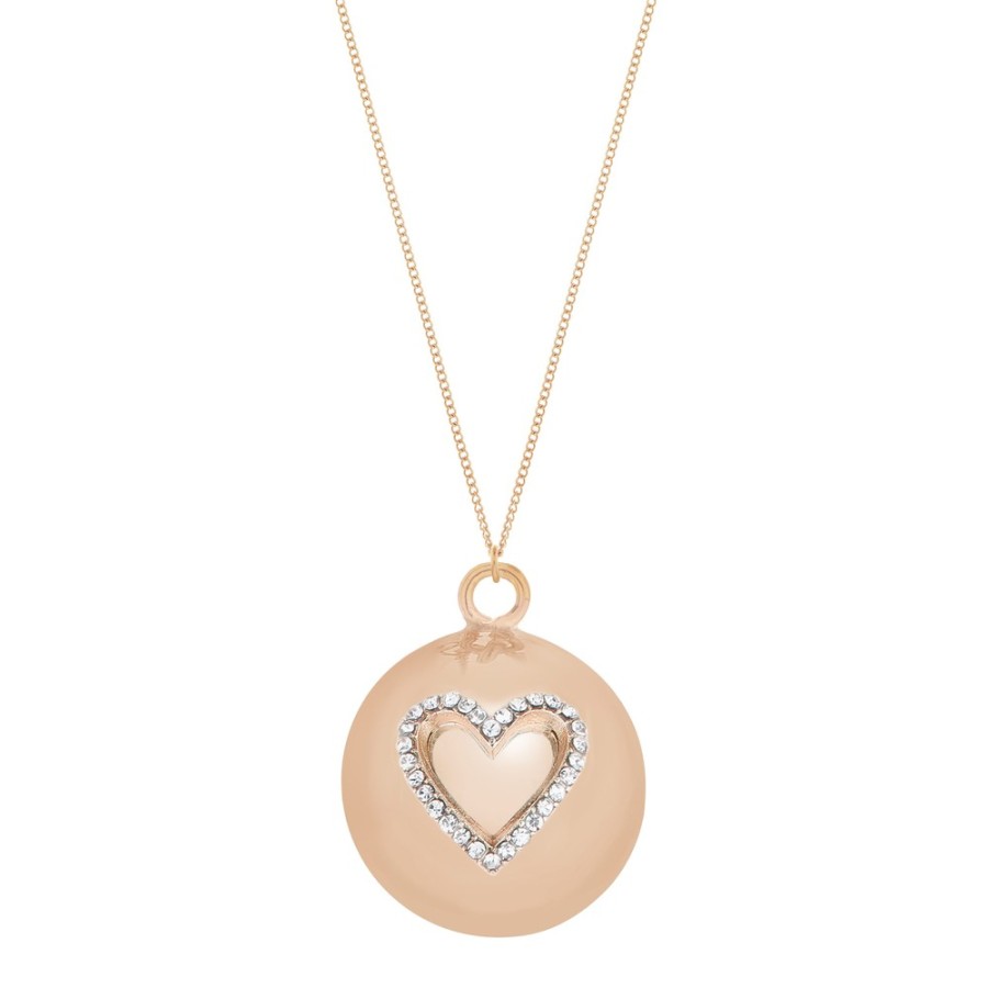 Proud Mama Lilo Heart Pink – Μενταγιόν Εγκυμοσύνης με Μεταλλόφωνο