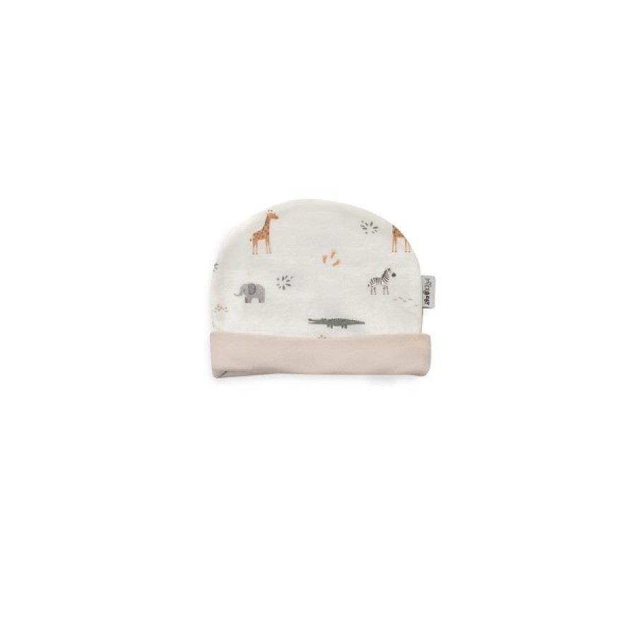 Interbaby Savana Σετ Δώρου Νεογέννητου 5τμχ 0-6 Μηνών 100% Βαμβάκι Beige SET73-05