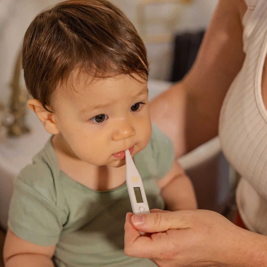bbluv MiniCare Σετ Περιποίησης Μωρού 5 σε 1 με Ηλεκτρική Λίμα & Θερμόμετρο 0m+