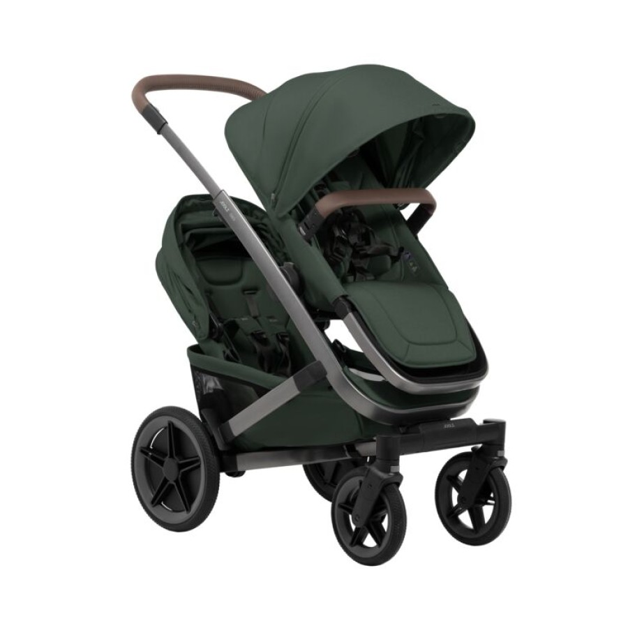Joolz Geo5 παιδικό καρότσι για δίδυμα | Forest green