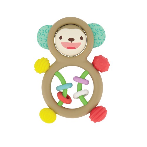 Infantino Κουδουνίστρα Αισθήσεων Infantino Busy Lil' Sensory Rattle Monkey