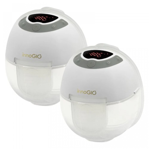 InnoGio Διπλό Φορητό Θήλαστρο με Φωτισμό Discreet Light Gio Double