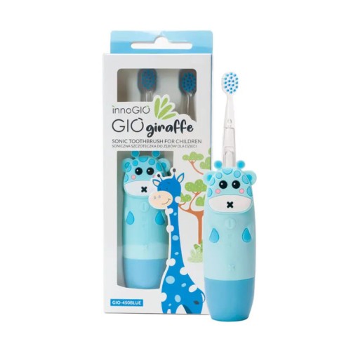InnoGio Sonic Παιδική Ηλεκτρική Οδοντόβουρτσα GioGiraffe Blue