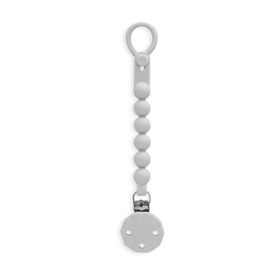 Interbaby Αλυσίδα Στήριξης Πιπίλας Σιλικόνης Petrol Gray