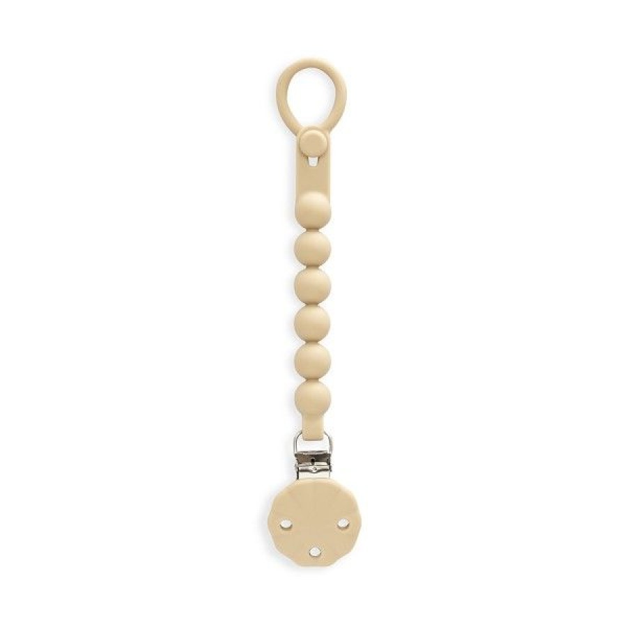 Interbaby Αλυσίδα Στήριξης Πιπίλας Σιλικόνης Yellow Sand