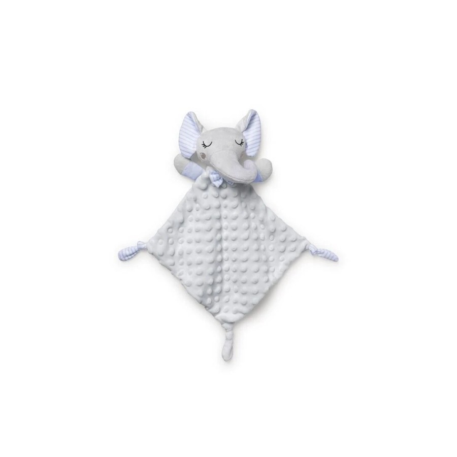 Interbaby Elefante Βρεφικό Σετ Μπουρνούζι Κάπα 100x100εκ. & Βελούδινο Πανάκι Παρηγοριάς Blue