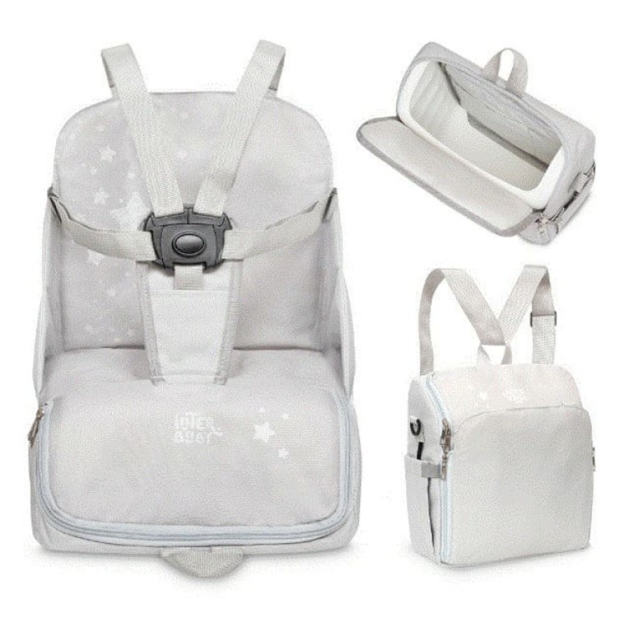 Interbaby Estrellas Booster Φορητό Κάθισμα Φαγητού Grey