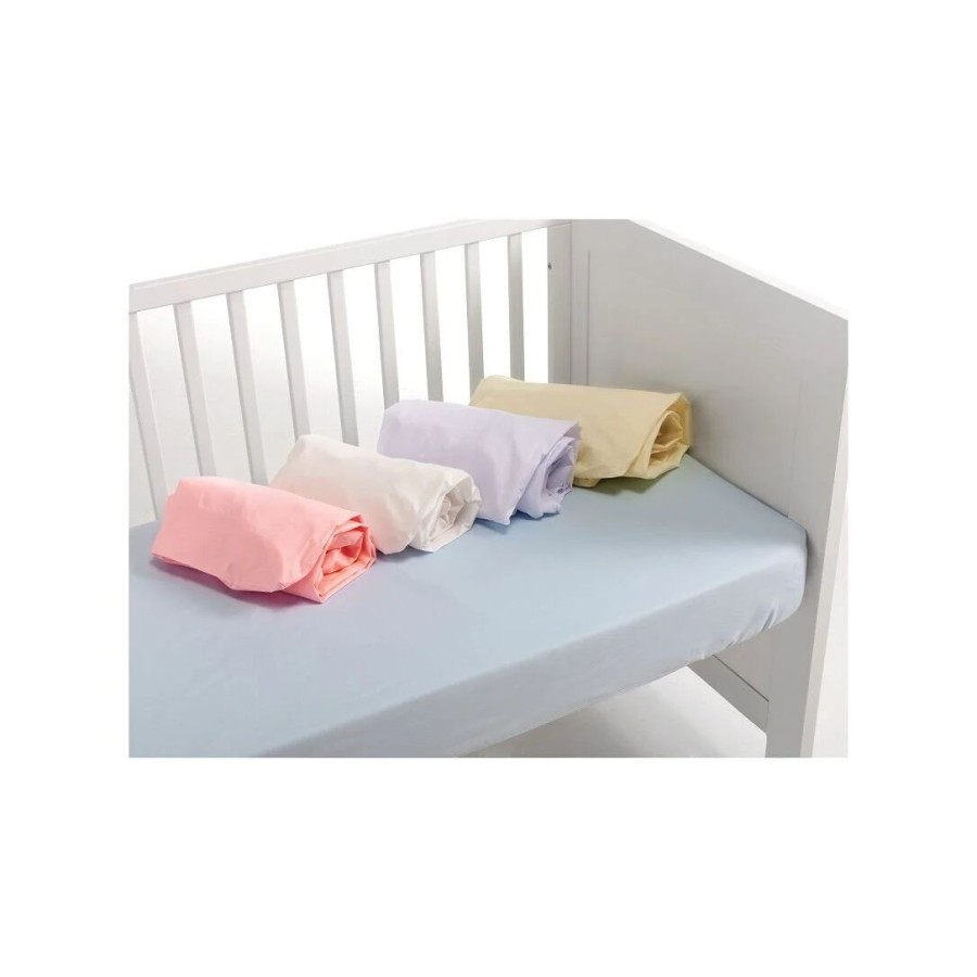 Interbaby Εφαρμοστό Κατωσέντονο Κούνιας 70x140εκ. Pink