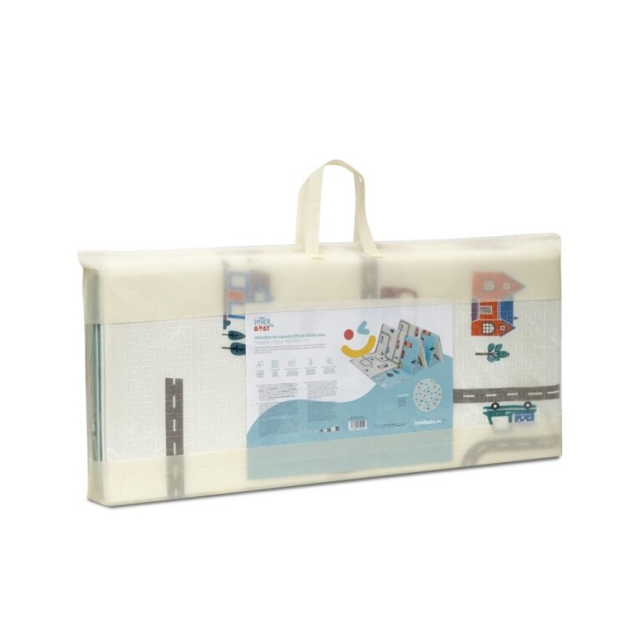 Interbaby Πτυσσόμενο Χαλάκι Δραστηριοτήτων Διπλής Όψης Cars 180x200εκ.