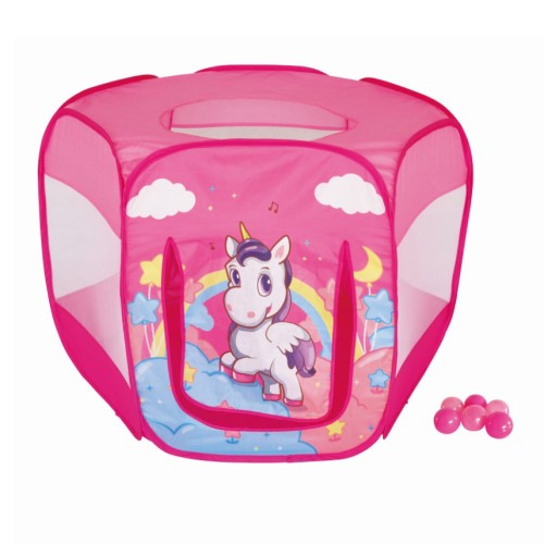iPlay Μπαλοπισίνα Pop Up με 100 Μπαλάκια Unicorn Balls Pit