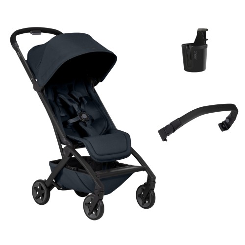 Joolz Aer² Dark Navy Blue – Ultra Compact Καρότσι Ταξιδιού 6.5kg | One Hand Fold | Από Νεογέννητο | Δώρο Μπάρα & Ποτηροθήκη