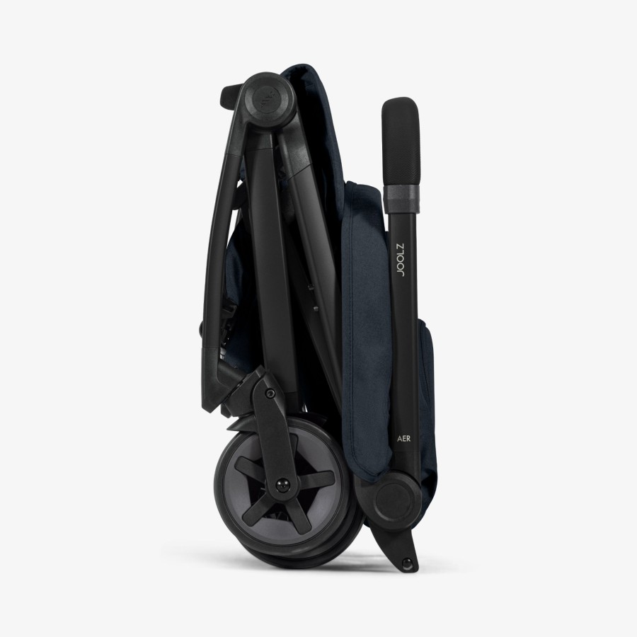 Joolz Aer² Dark Navy Blue – Ultra Compact Καρότσι Ταξιδιού 6.5kg | One Hand Fold | Από Νεογέννητο | Δώρο Μπάρα & Ποτηροθήκη