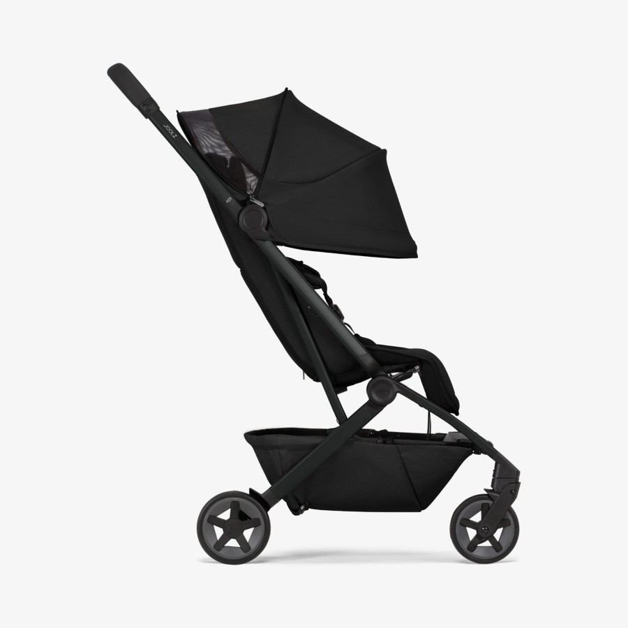 Joolz Aer² Dark Space Black – Ultra Compact Καρότσι Ταξιδιού 6.5kg | One Hand Fold | Από Νεογέννητο | Δώρο Μπάρα & Ποτηροθήκη