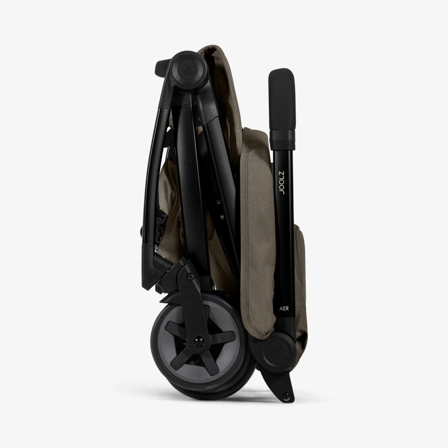 Joolz Aer² Dark Hayzen Brown– Ultra Compact Καρότσι Ταξιδιού 6.5kg | One Hand Fold | Από Νεογέννητο | Δώρο Μπάρα & Ποτηροθήκη