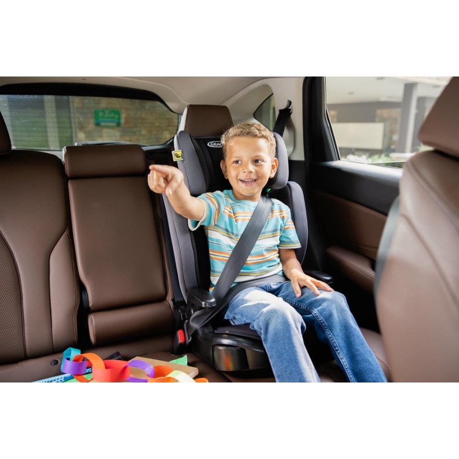 Παιδικό Κάθισμα Αυτοκινήτου GRACO Junior Maxi i-Size R129 Iron 100-150cm (15-36 κιλά)