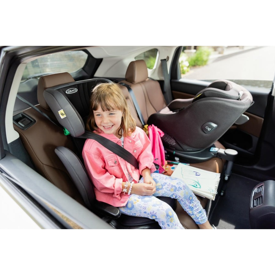 Παιδικό Κάθισμα Αυτοκινήτου GRACO Junior Maxi i-Size R129 Iron 100-150cm (15-36 κιλά)
