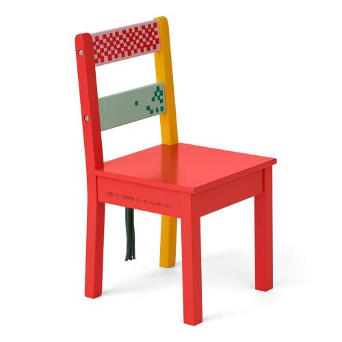 Παιδική Ξύλινη Καρέκλα Πίπη Φακιδομύτη Kids Concept 32x29x59εκ.