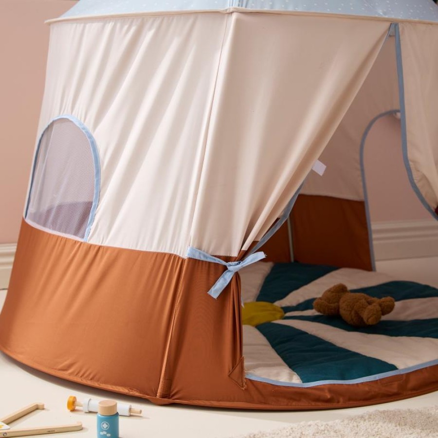 Παιδική Σκηνή Σετ Kids Concept Circus Μπλε 115x115x120εκ.
