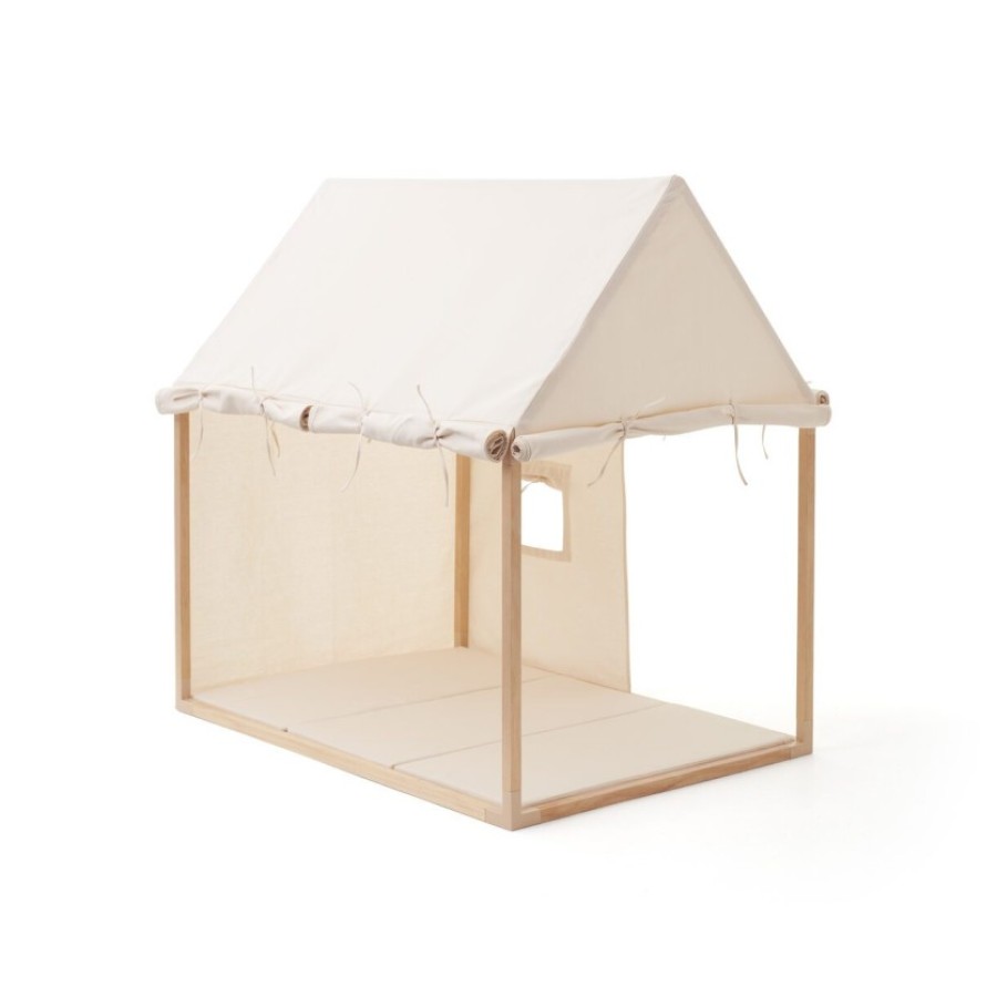 Ξύλινο Σπιτάκι Montessori Λευκό / Φυσικό Ξύλο Kids Concept