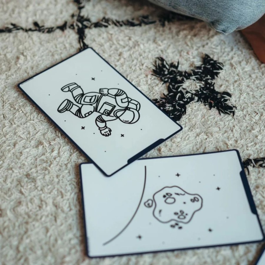 60 Κάρτες για τα Mini Tablet Ζωγραφικής Kidwolf Kidydraw με Θέμα Δεινόσαυροι & Γαλαξίας