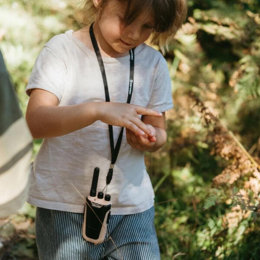Επαναφορτιζόμενα Walkie-Talkies με Μεγάλη Εμβέλεια 3-6 Χιλιόμετρα Kidywolf Ροζ-Σιέλ