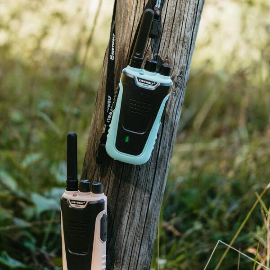 Επαναφορτιζόμενα Walkie-Talkies με Μεγάλη Εμβέλεια 3-6 Χιλιόμετρα Kidywolf Ροζ-Σιέλ