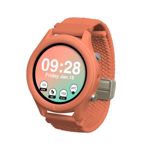 Παιδικό Ρολόι Smartwatch Kidywolf με Οθόνη Αφής & Επαναφορτιζόμενη Μπαταρία Peach