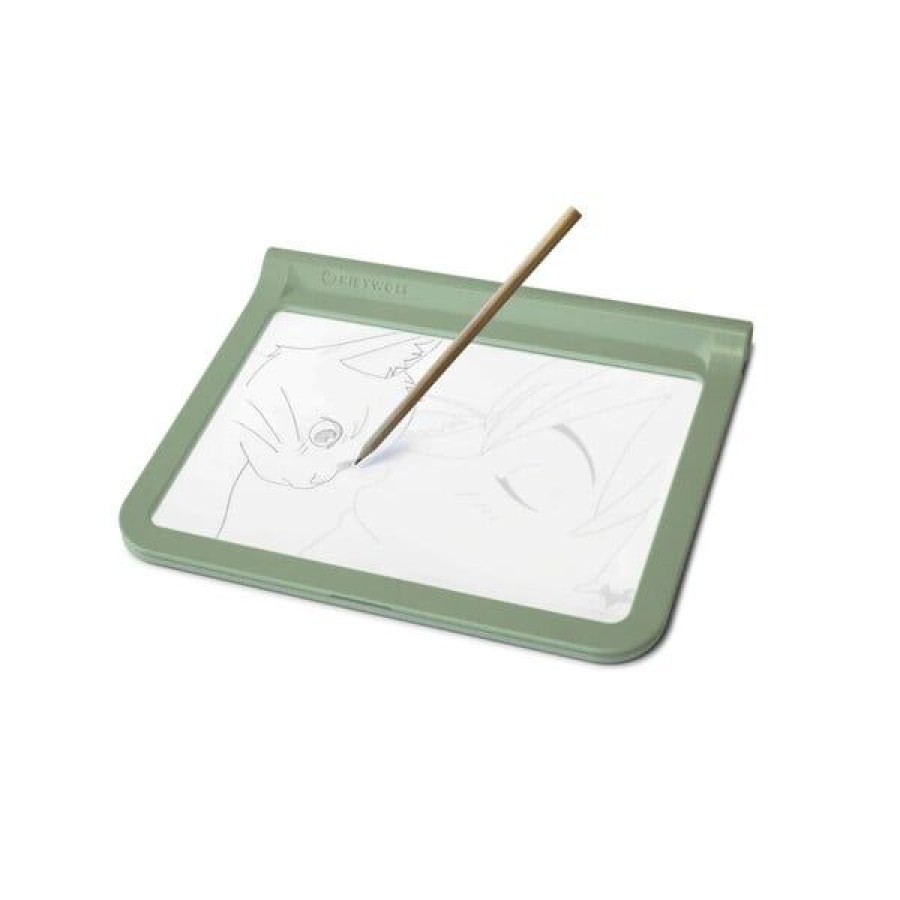 Kidywolf Παιδικό Tablet Ζωγραφικής Δύο Όψεων, Επαναφορτιζόμενο με Φως, Οθόνη LED & Μαυροπίνακα