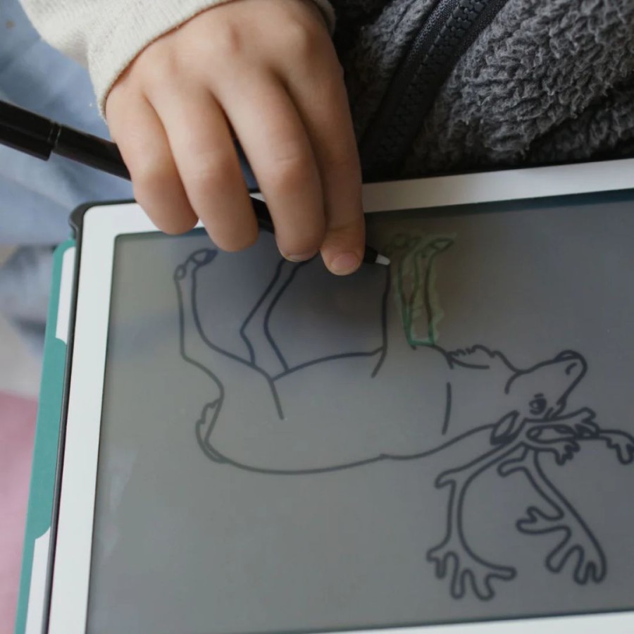 Kidywolf Παιδικό Tablet Ζωγραφικής με Οθόνη LCD με 30 Κάρτες Animals Around The World