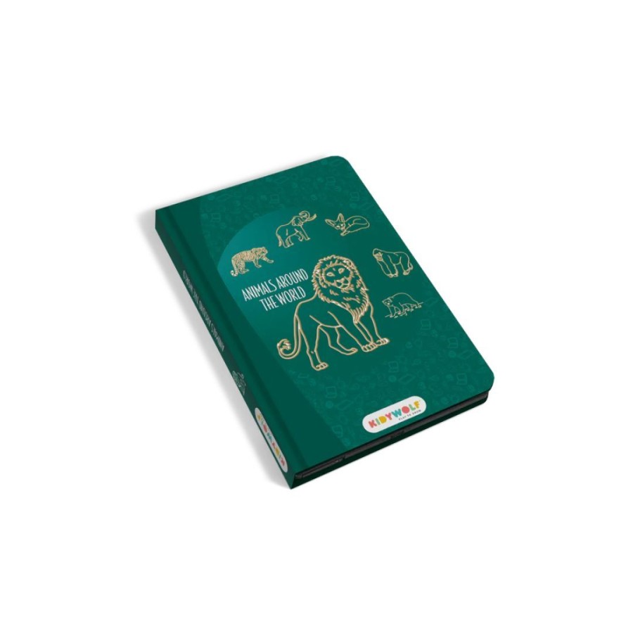 Kidywolf Παιδικό Tablet Ζωγραφικής με Οθόνη LCD με 30 Κάρτες Animals Around The World