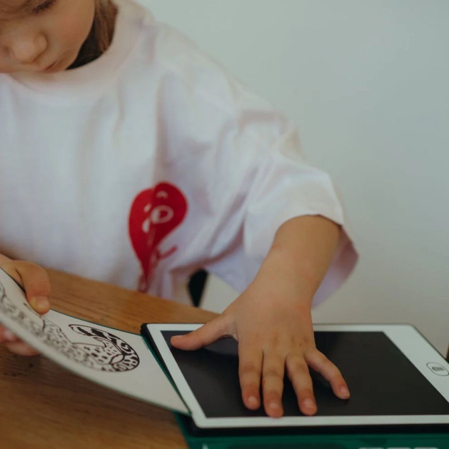 Kidywolf Παιδικό Tablet Ζωγραφικής με Οθόνη LCD με 30 Κάρτες Animals Around The World
