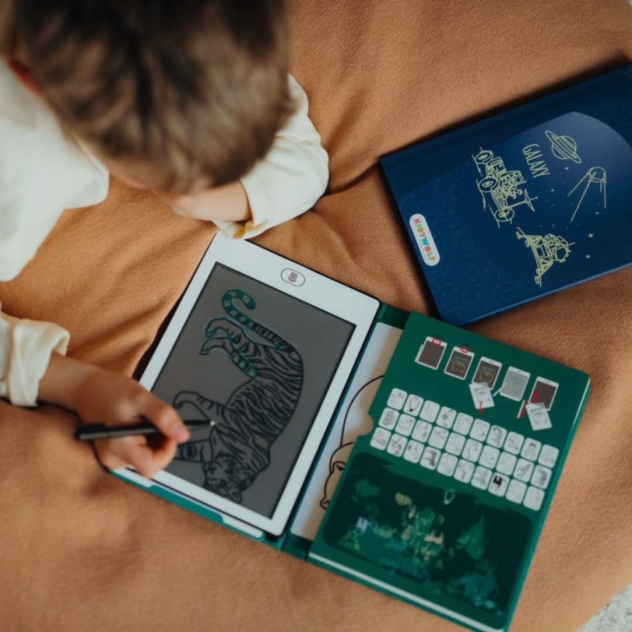 Kidywolf Παιδικό Tablet Ζωγραφικής με Οθόνη LCD με 30 Κάρτες Animals Around The World