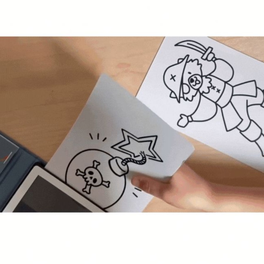 Kidywolf Παιδικό Tablet Ζωγραφικής με Οθόνη LCD με 30 Κάρτες Animals
