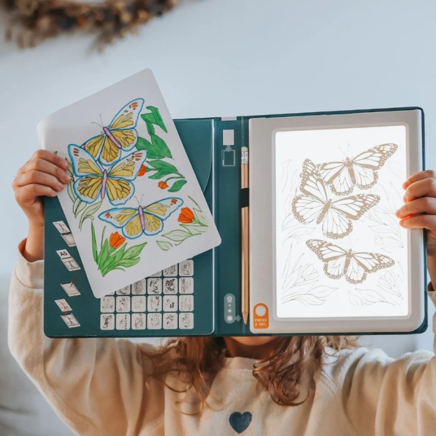 Παιδικό Tablet Illustration & Ζωγραφικής με 30 Σχέδια για Ηλικίες 8+ Kidywolf Animals